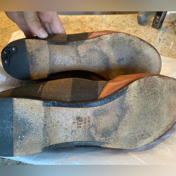 Fendi Authentic Ballet Flats Size 38 - Picture 4 of 5